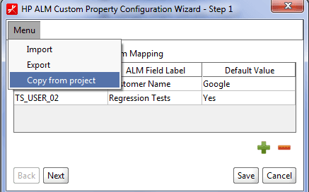 copy configuration